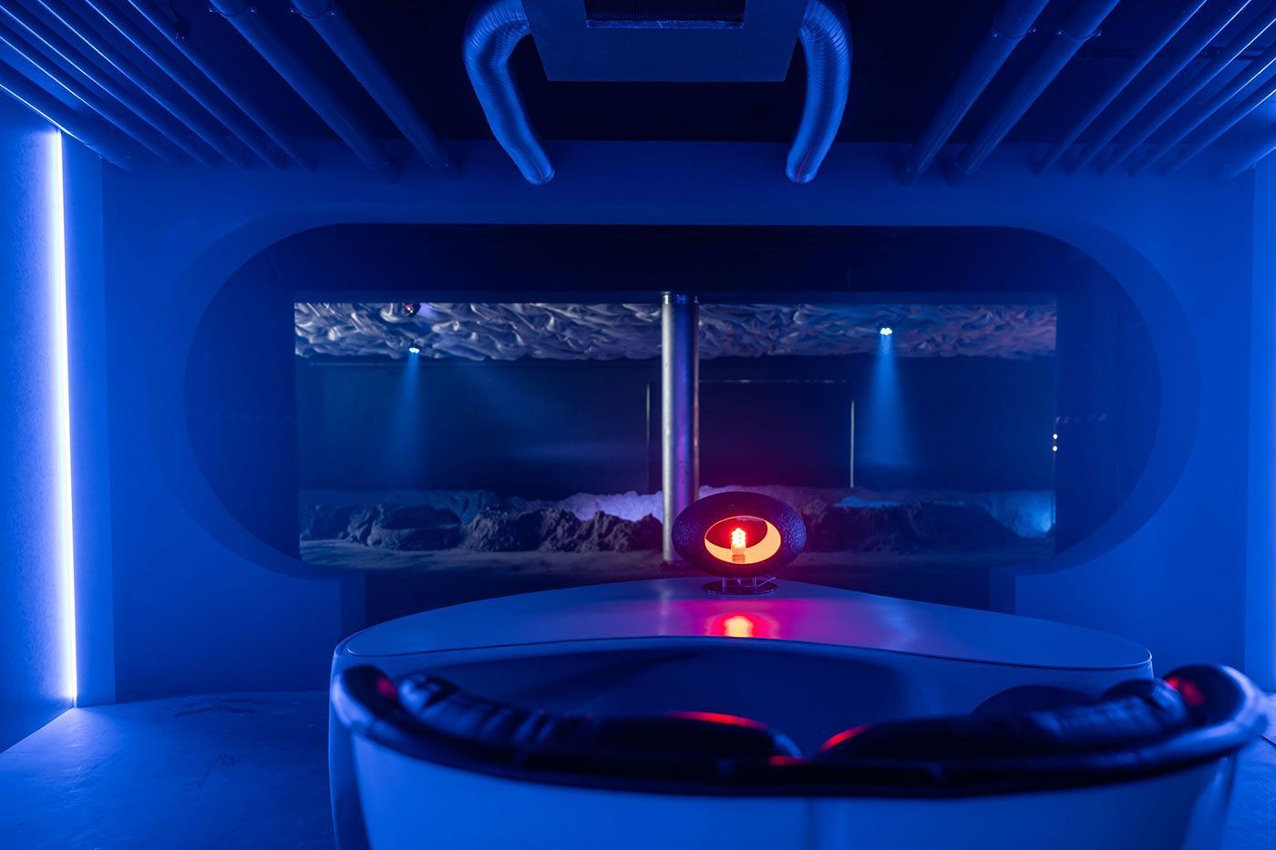  The Hidden Odyssey exhibition within La Butte aux Bois Hotel in Belgium, owned by jeweller and collector Jochen Leën