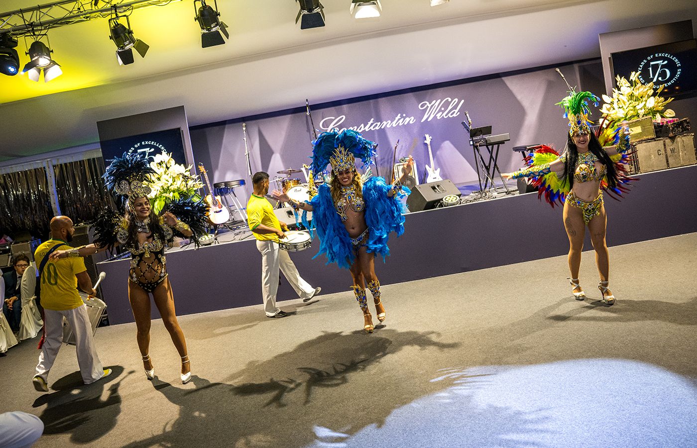 Entertainment at the Constantin Wild 175th anniversary event in July 2022