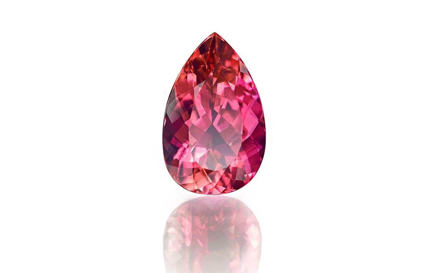  A pear-shaped Imperial topaz from Constantin Wild