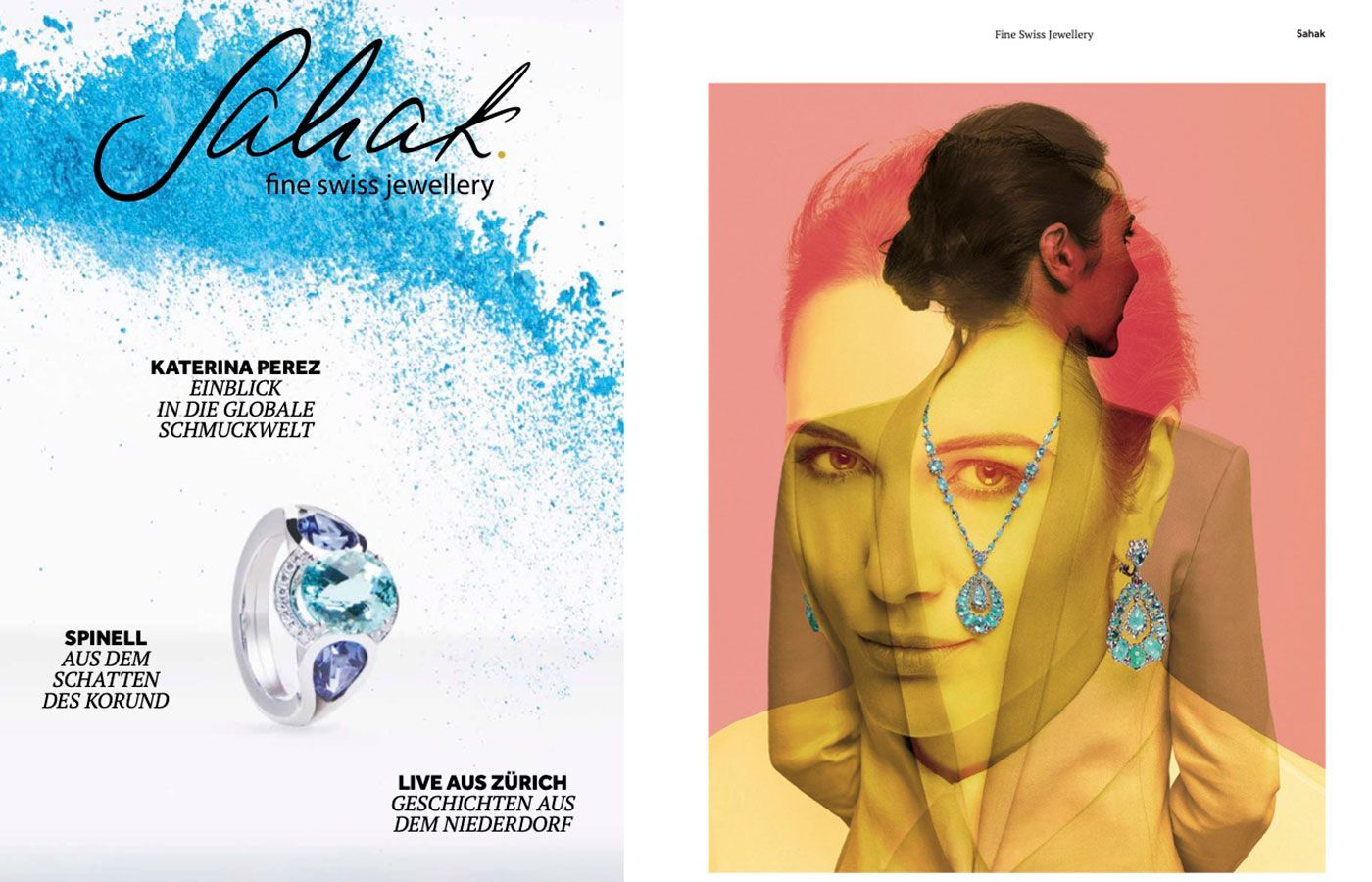 Katerina Perez is interviewed in Sahak Magazine 