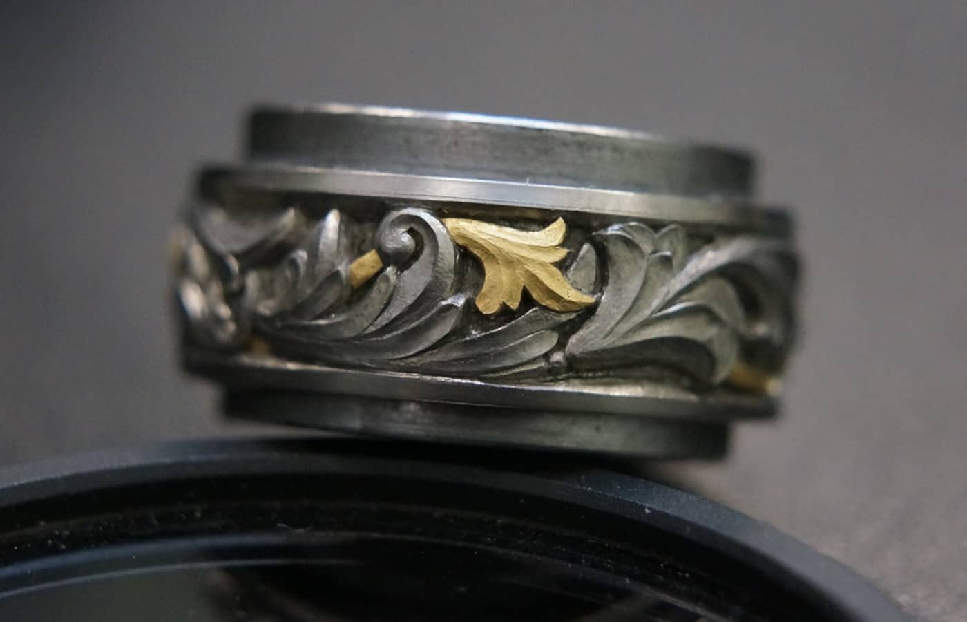  Detailed engraving like this is taught to students at the International Jewellery School in St Petersburg 