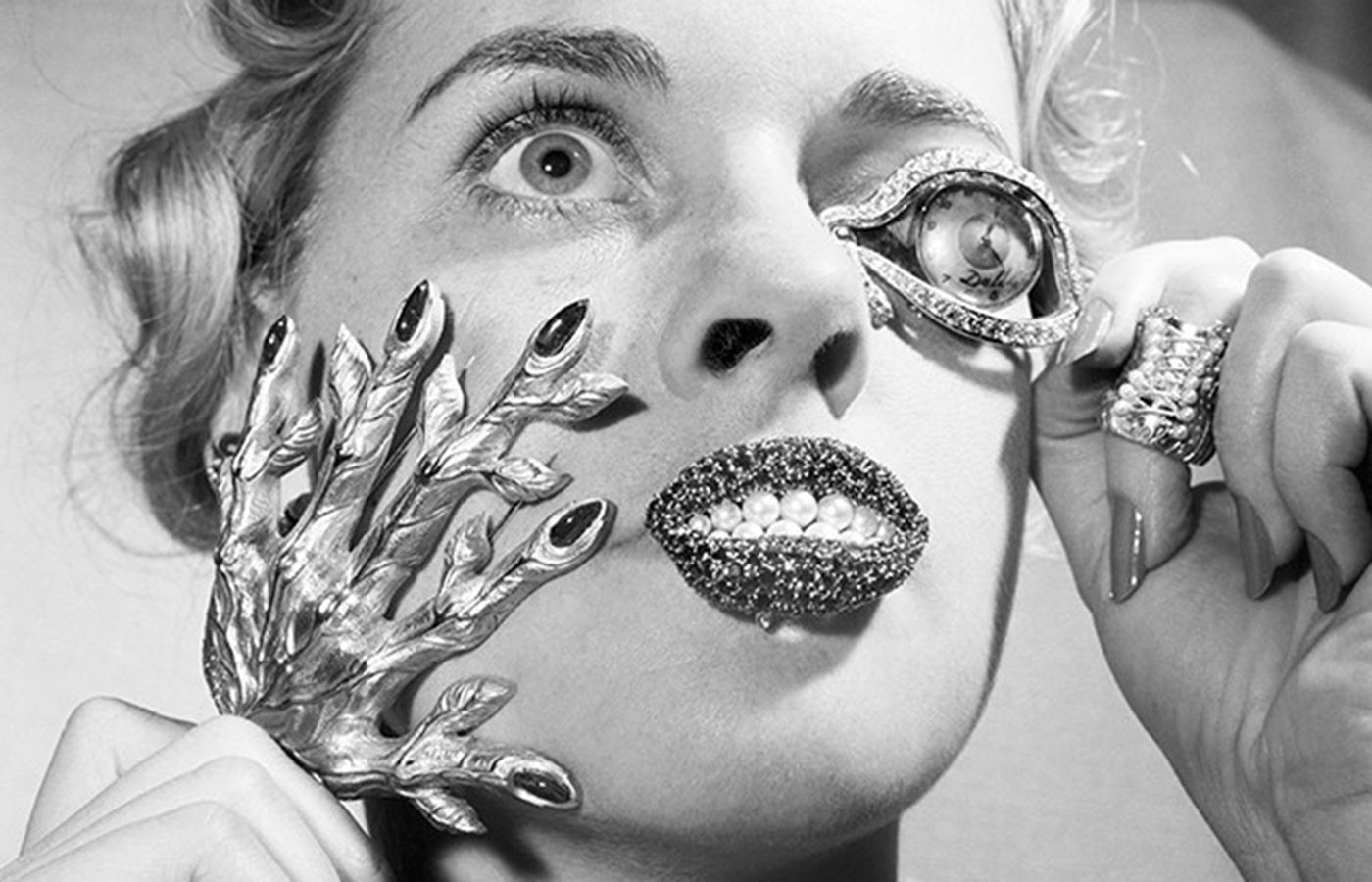  Brooch on display at the Modern Jewellery Exhibition at Goldsmiths’ Hall in London in 1961, curated by Graham Hughes