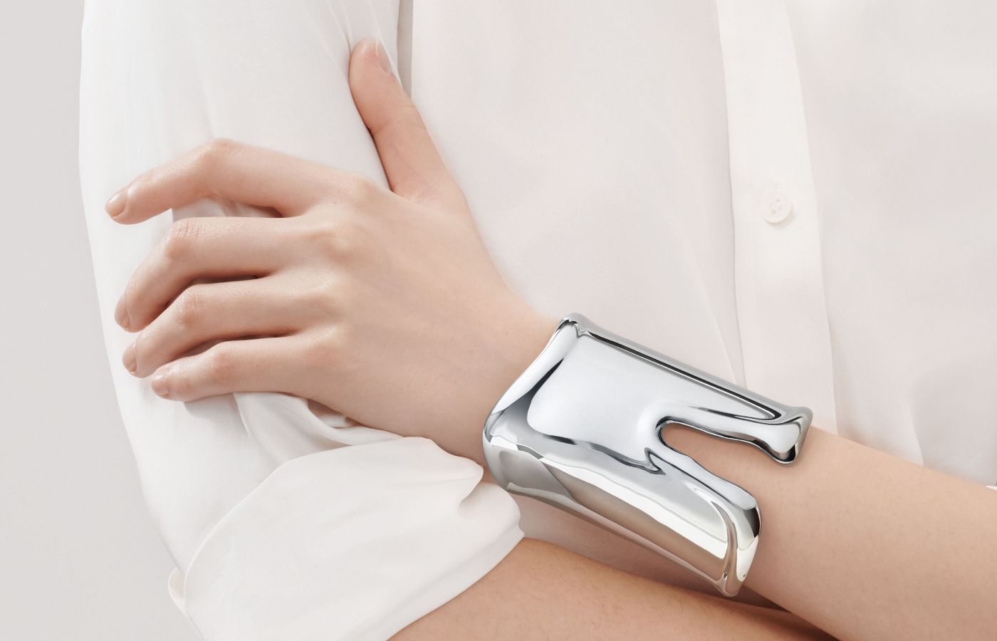 Elsa Peretti Bone cuff in silver