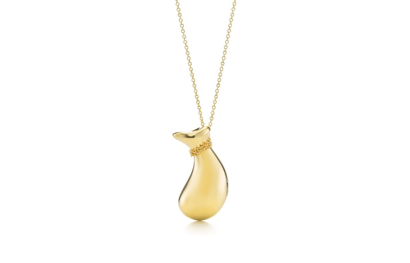  Elsa Peretti Tear Drop pendant in gold