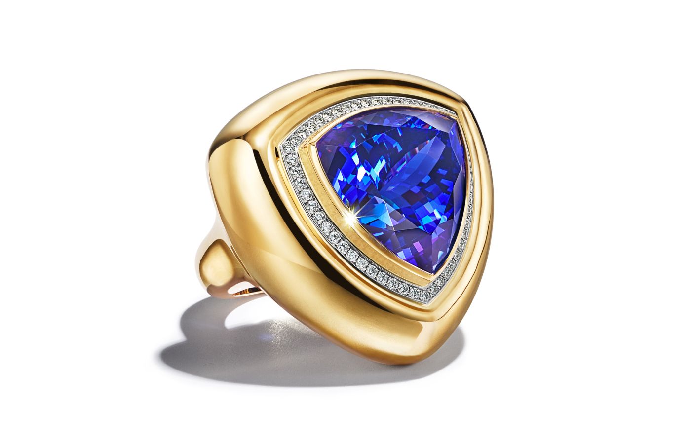  Paloma Picasso for Tiffany & Co. ring in gold, sapphire and diamond