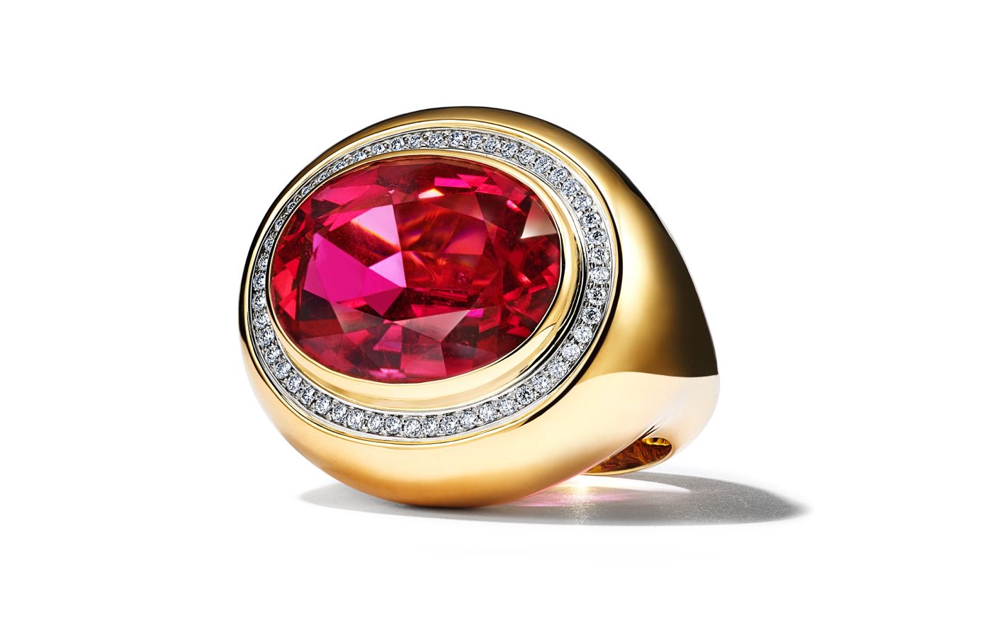  Paloma Picasso for Tiffany & Co. ring in gold, ruby and diamond