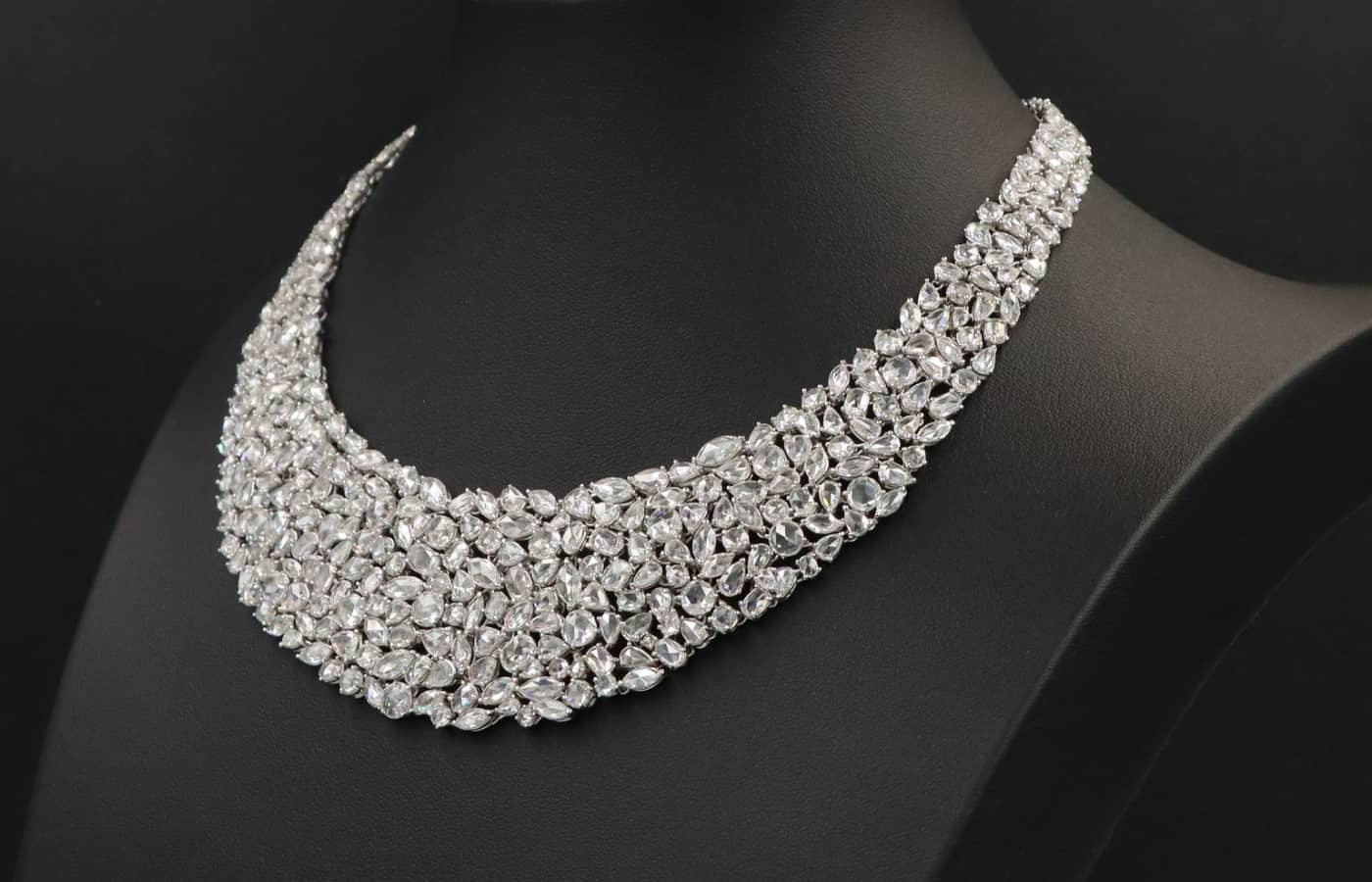  Anan Jewels Rose cut diamond necklace
