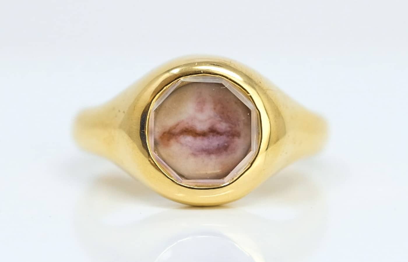  Kelty Pelechytik gold, enamel and diamond ring 