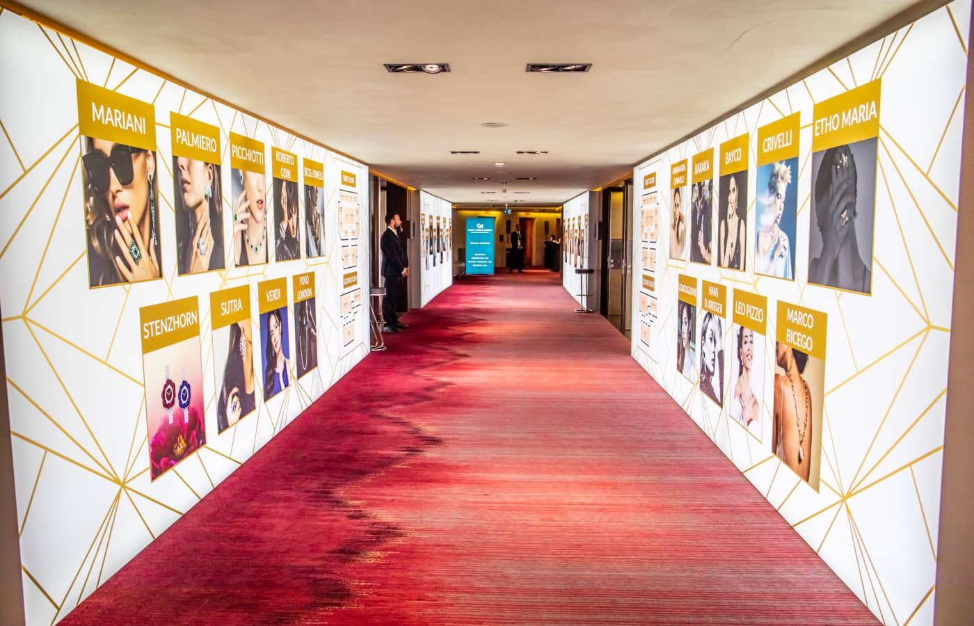  The entrance walkway to Haute Jewels Geneva in 2022 