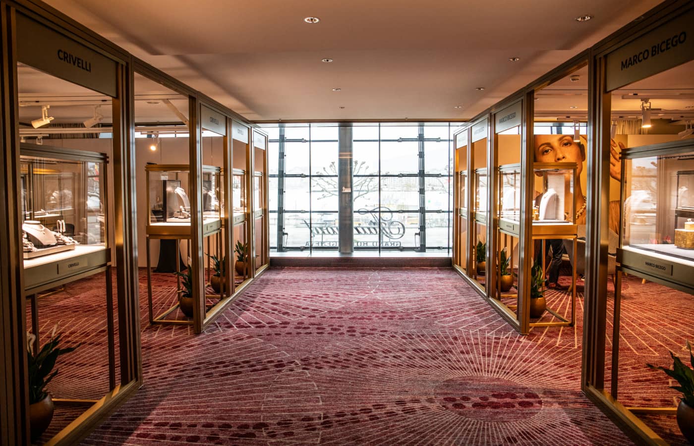  The luxurious interior of the Fairmont Grand Hotel Geneva, which is hosting Haute Jewels Geneva for the second consecutive year