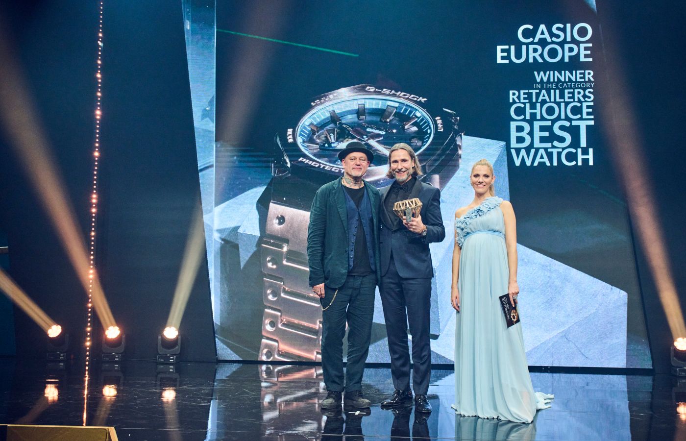  The winners in the 'Retailers' Choice Award - Best Watch' category at the Inhorgenta Awards 2023 were Casio