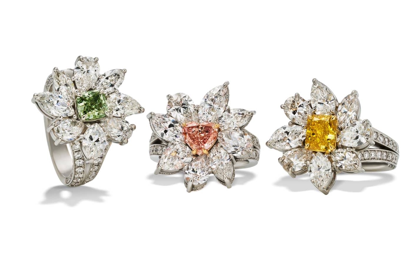  Statement cocktail rings by Haute Jewels Geneva 2023 exhibitor, Hans D. Krieger