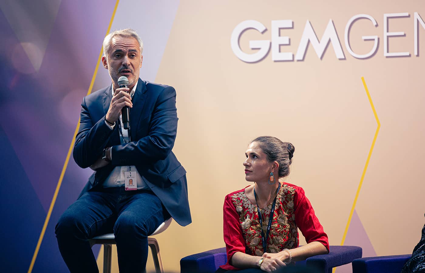 Olivier Bachet and Alix Dumas shared their own interpretations of exceptional design on stage at GemGenève in November 2022