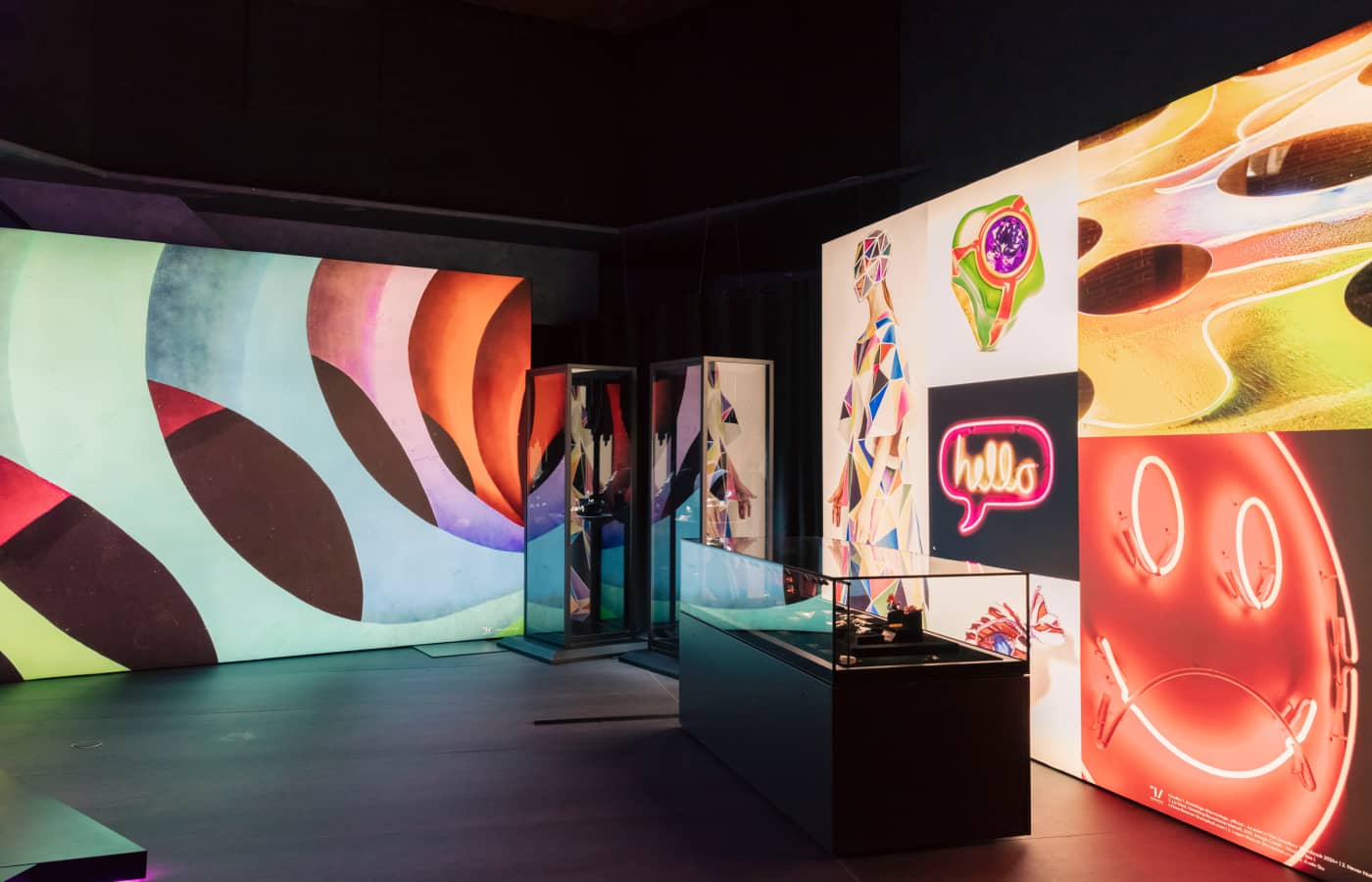  Digital art on display at The Joy of Colour Exhibition at The Shenzhen Jewelry Museum in China
