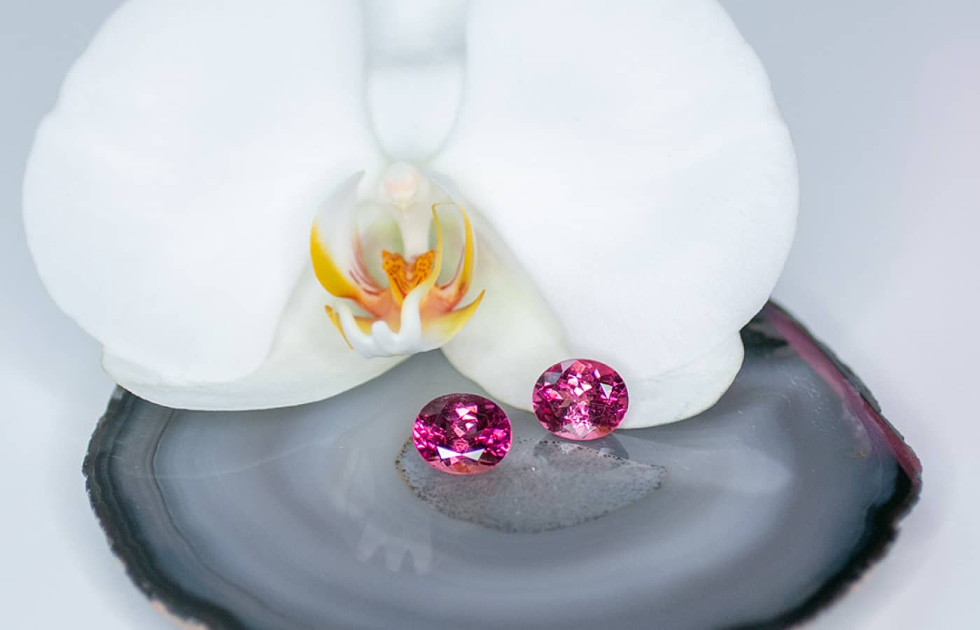  A pair of gemhype 10-ct oval pink tourmalines