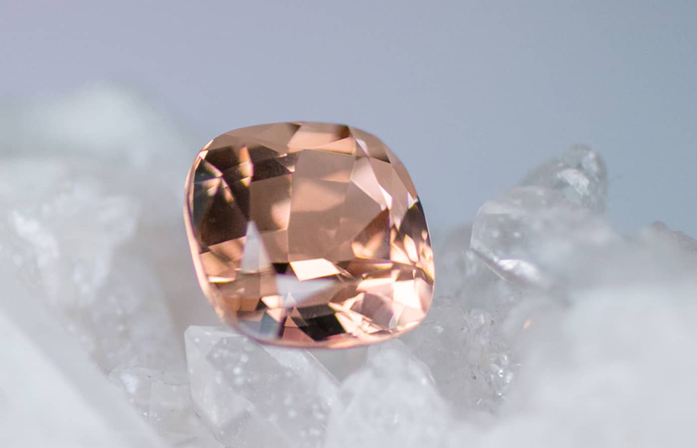  Gemhype 3.73-ct cushion-cut morganite