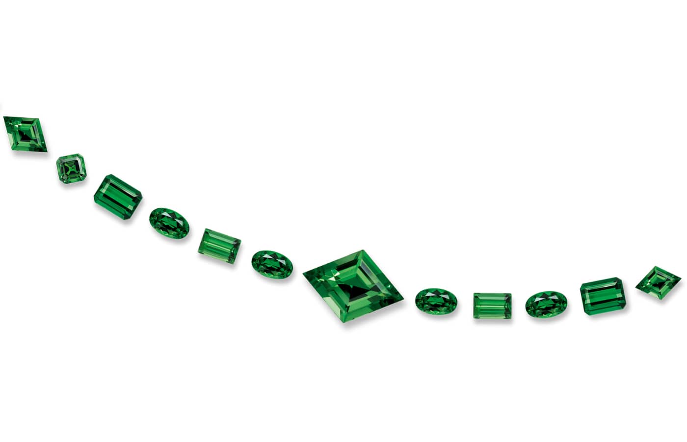  Gemhype tsavorites from Tanzania, cut at HC Arnoldi