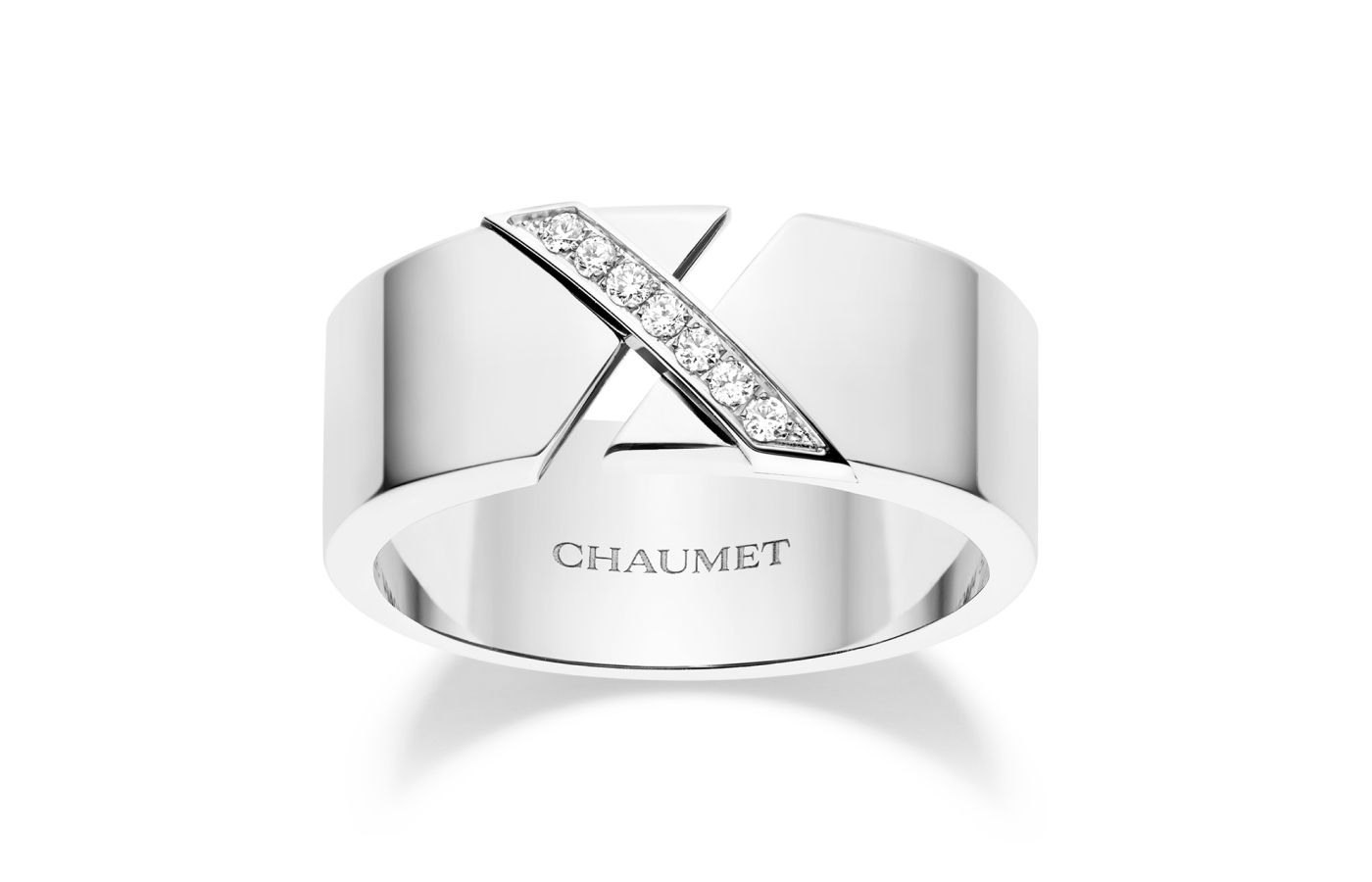  Chaumet Liens ring in white gold and diamond