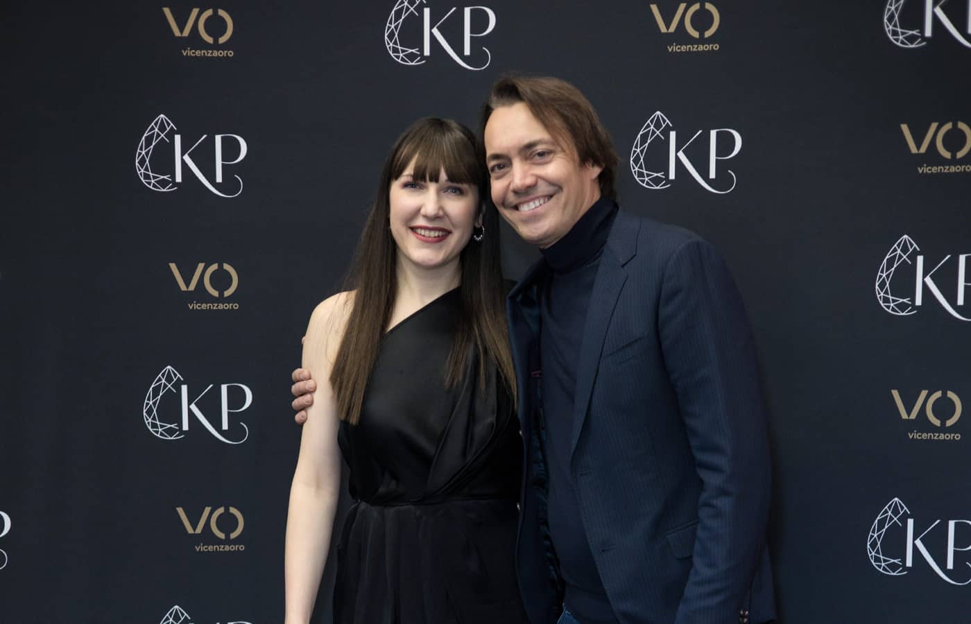  Katerina Perez with guests at Vicenzaoro in January 2023 to celebrate the 10th anniversary of KaterinaPerez.com