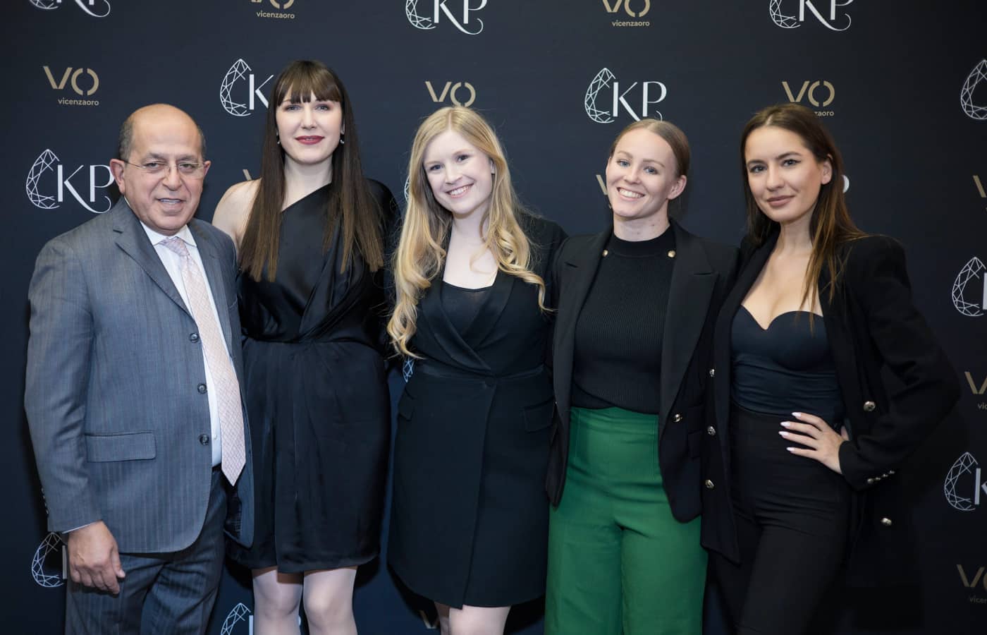  Katerina Perez with guests at Vicenzaoro in January 2023 to celebrate the 10th anniversary of KaterinaPerez.com