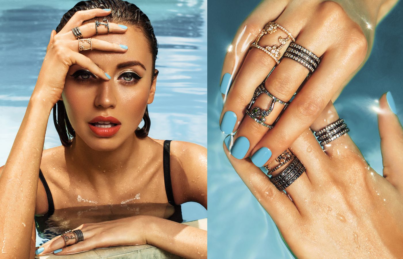A model wears rings by Bochic 
