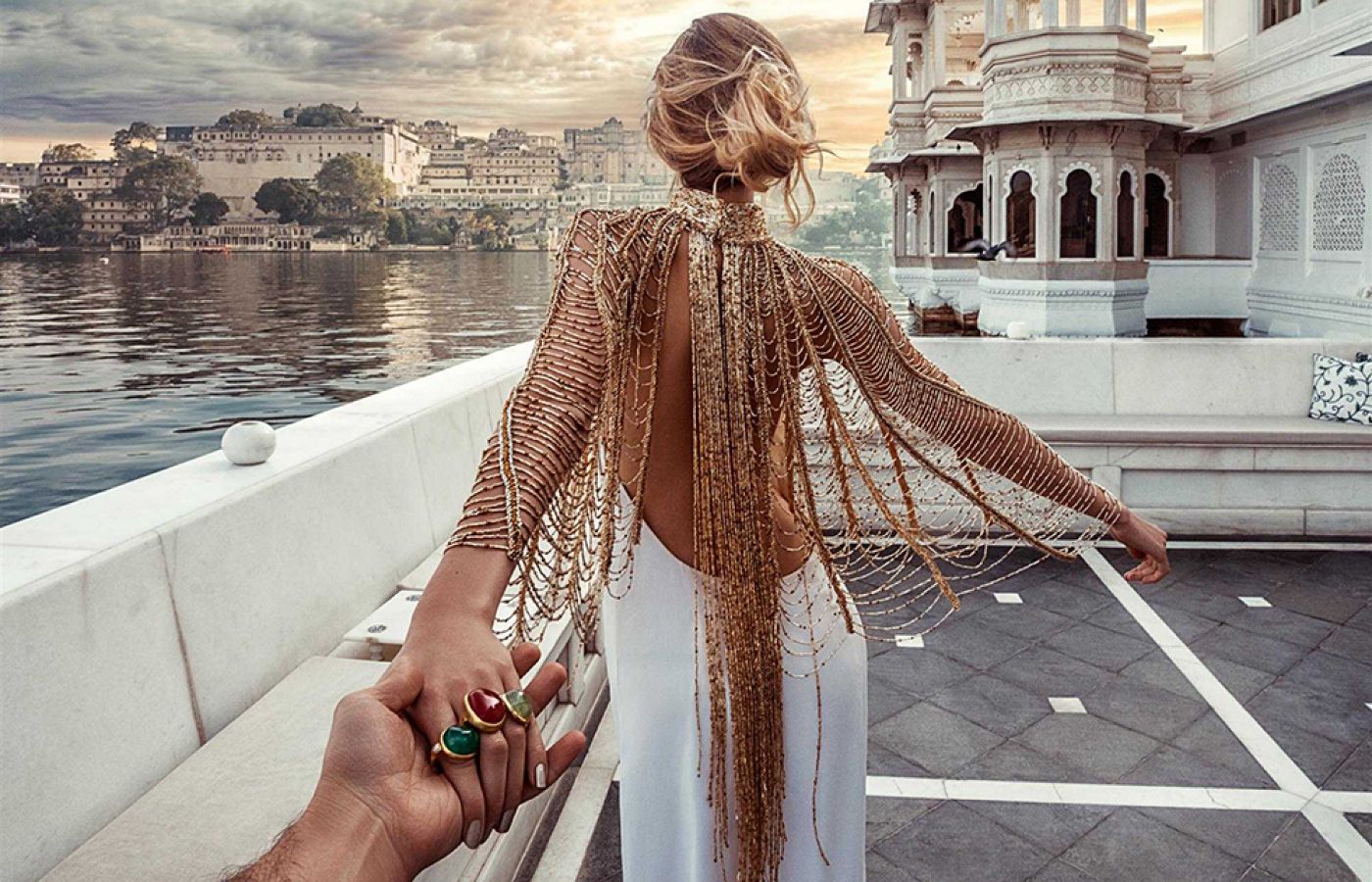  Images from the “Le Tour de Bochic” campaign with Natalia Zakharova and Murad Osmann