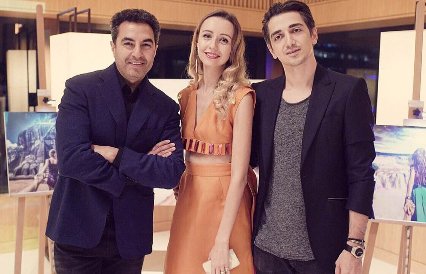 David Joseph of Bochic with Natalia Zakharova and Murad Osmann