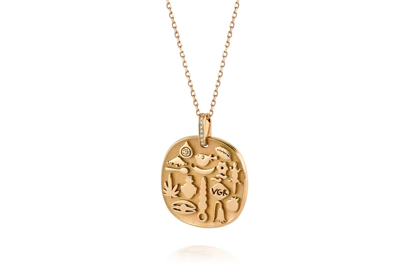 DYNE bespoke necklace in gold 