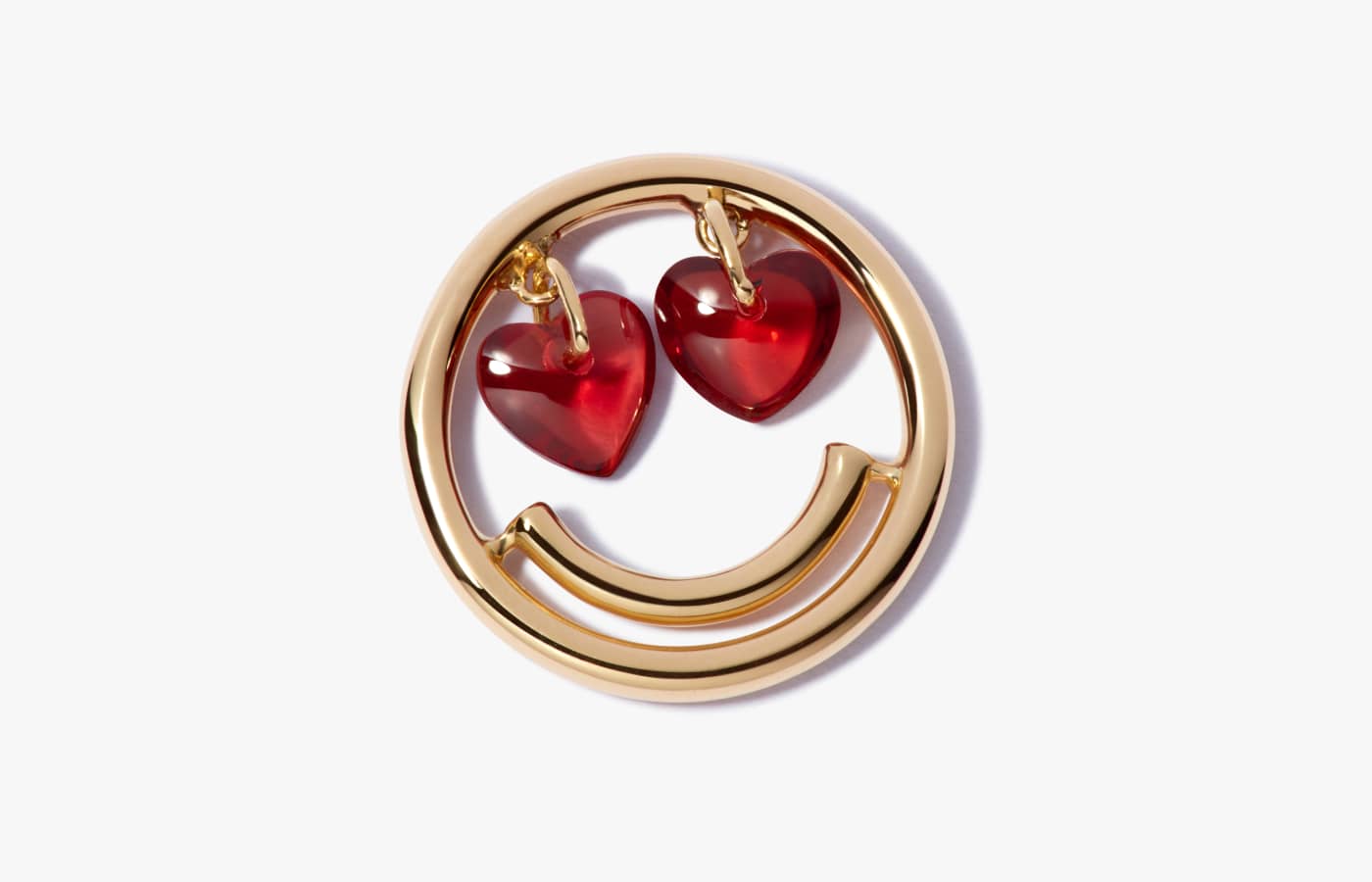  Annoushka Smiley Face Hoopla pendant in gold and coloured gemstones
