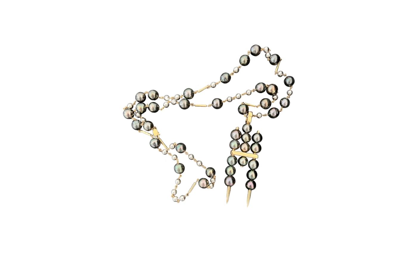  Nomis gold, pearl and diamond necklace - 'Best in Pearls' 2nd Place winner at the Couture Design Awards 2023