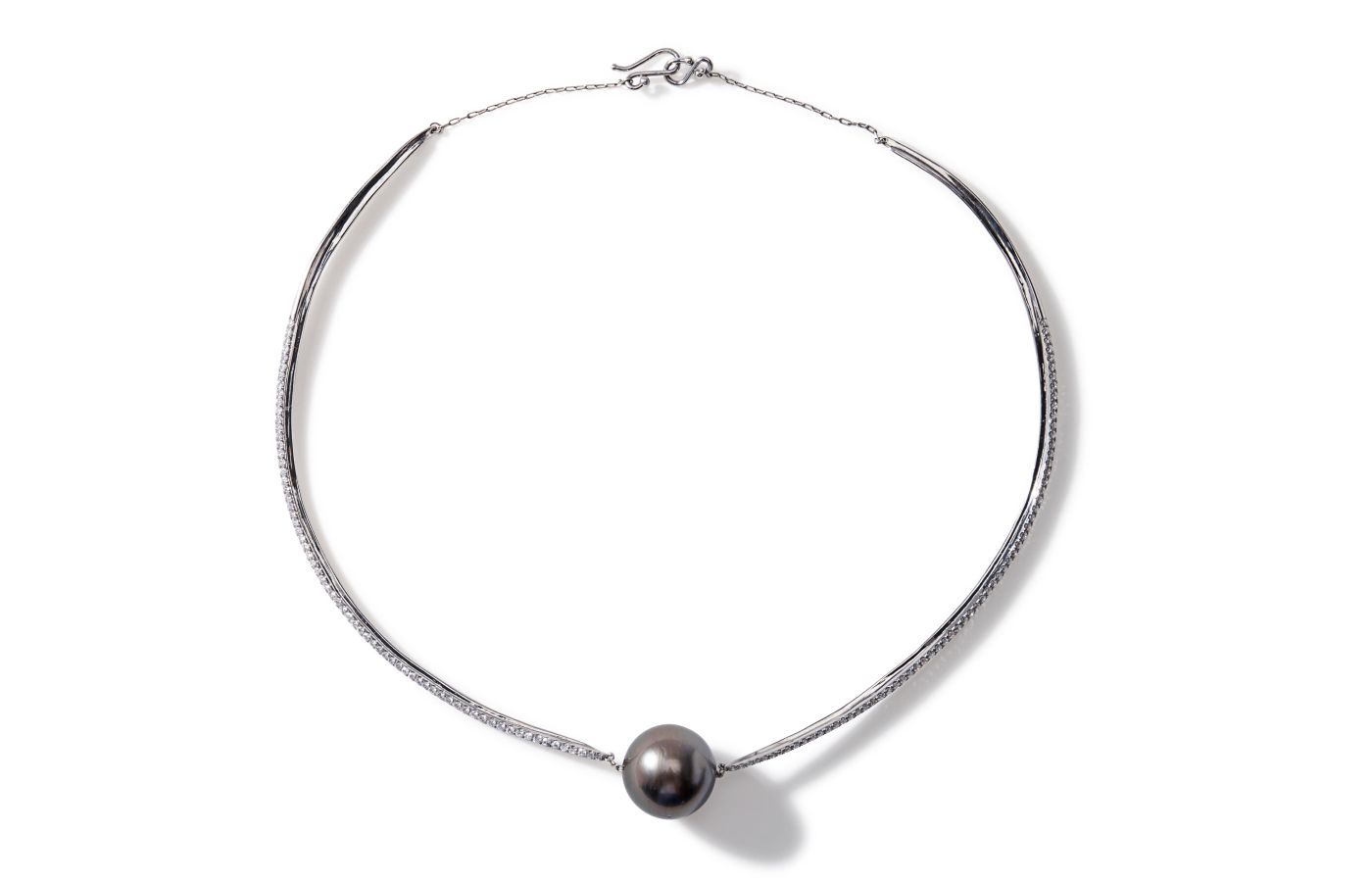  Ten Thousand Things platinum, pearl and diamond necklace - 'Best in Platinum' 3rd Place winner at the Couture Design Awards 2023