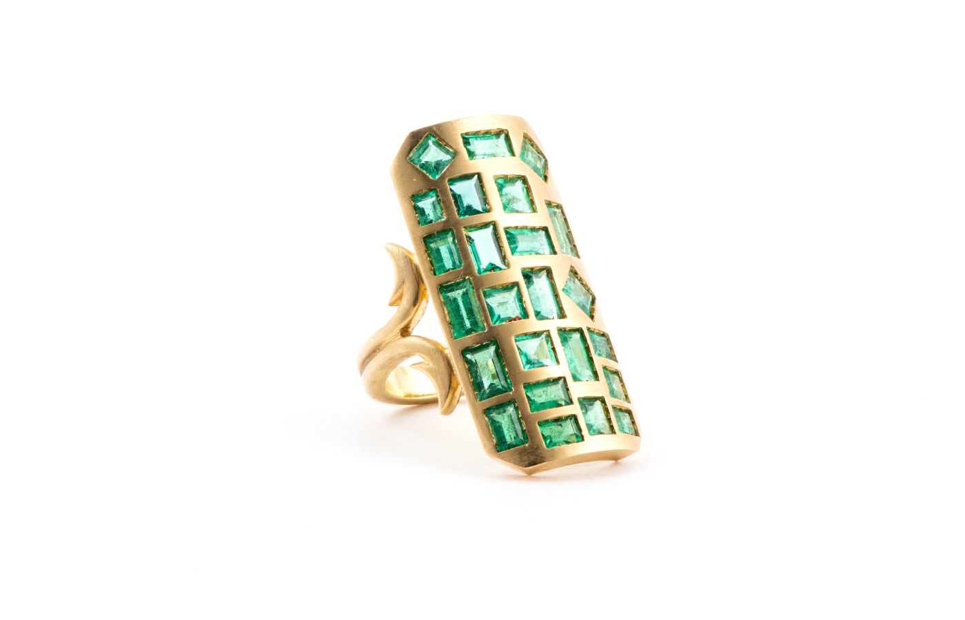  Sylva & Cie. gold and  coloured gemstone ring - 'Best in Coloured Gemstones Below $40K Retail' 3rd Place winner at the Couture Design Awards 2023