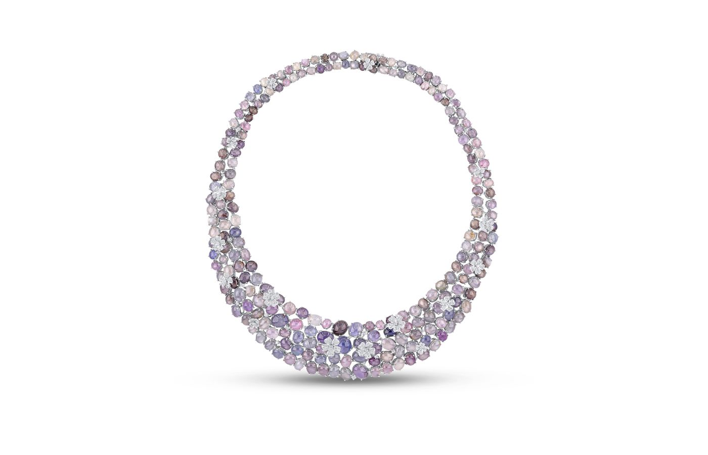  Couturemark diamond and coloured gemstone necklace - 'Best in Coloured Gems Above $ 40,000' 3rd Place winner at the Couture Design Awards 2023