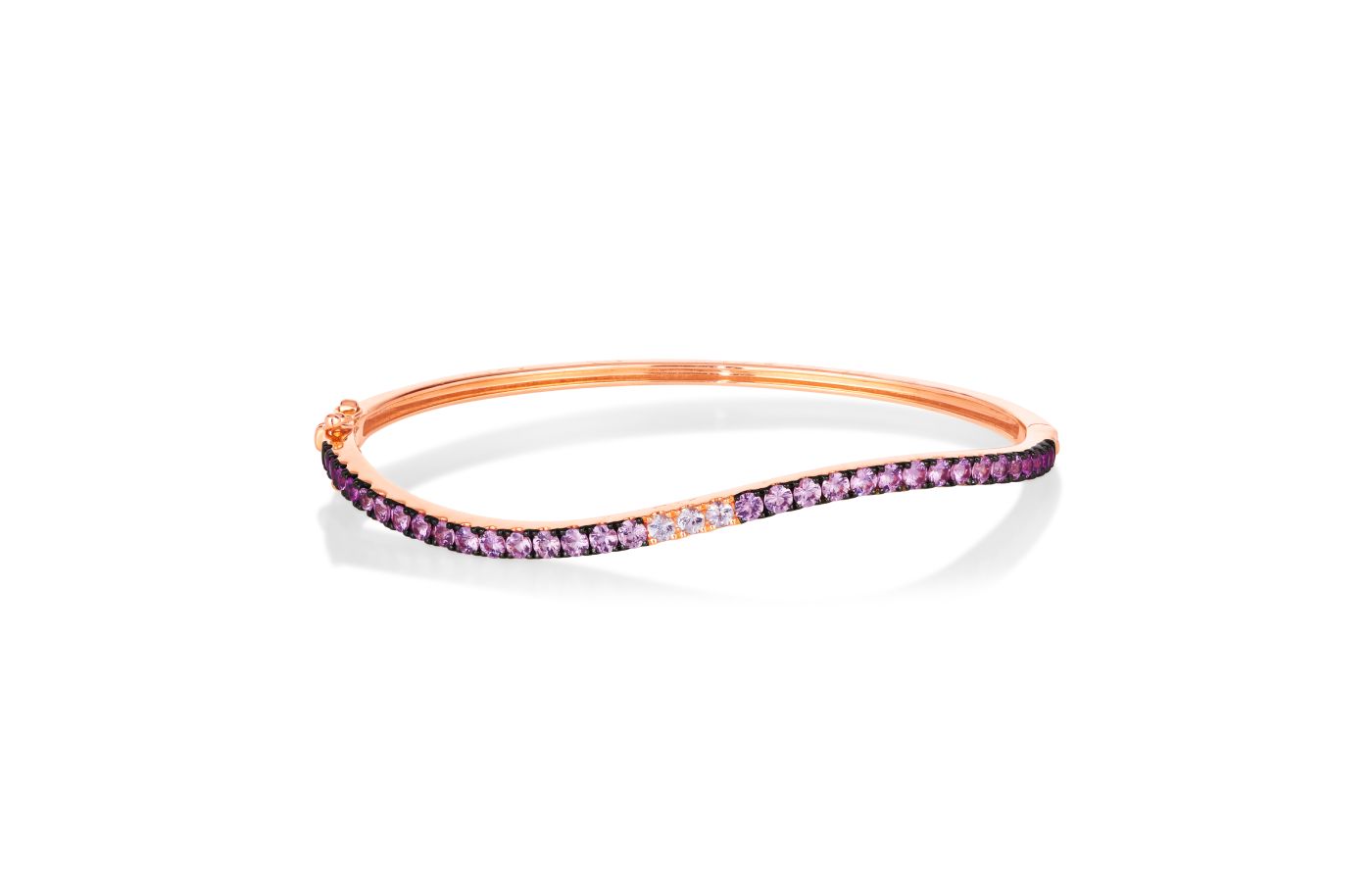  Le Vian Balayage bangle in Strawberry Gold and White Sapphire