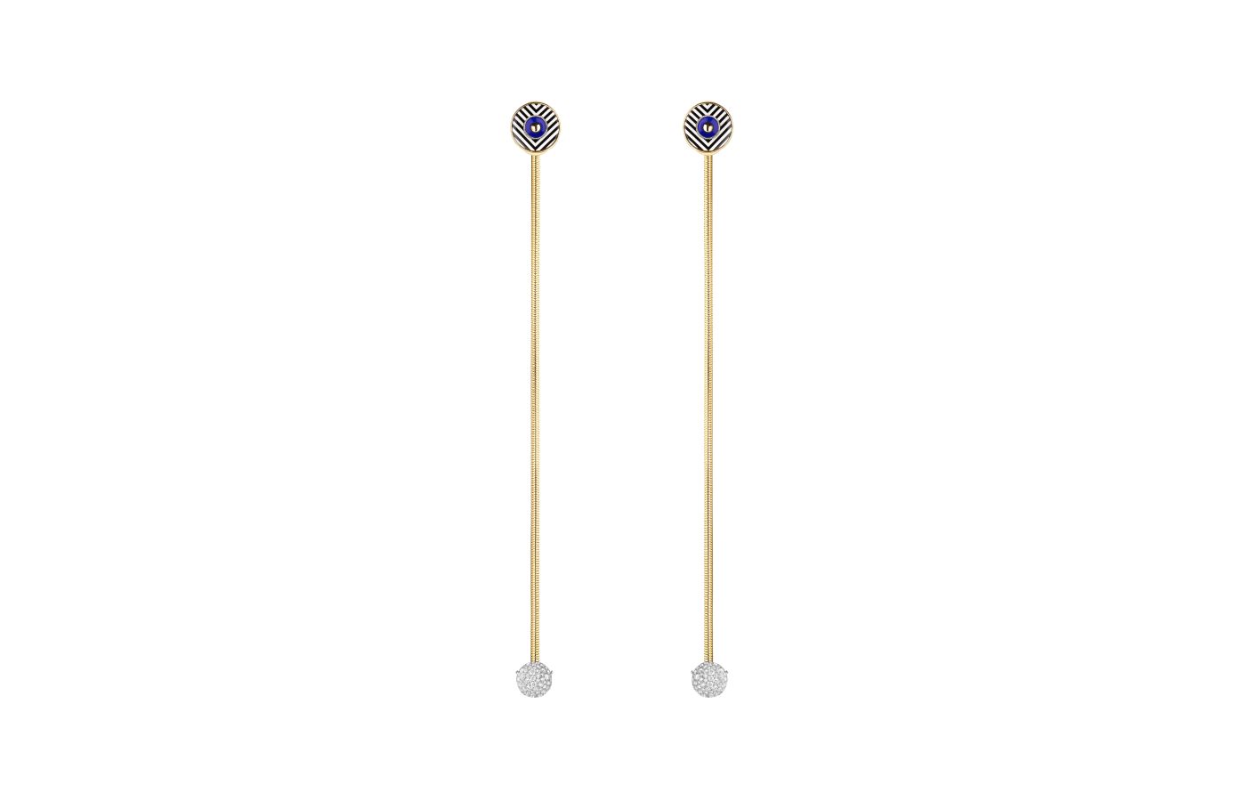 Boucheron Pull Me clothing jewels (in the tradition of multi-wear) with lacquer and diamonds in white and yellow gold and titanium, from the More is More High Jewellery collection