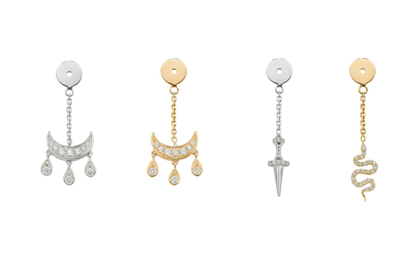  Robinson Pelham 14k gold earring WishBacks are sold individually to add personality to an earring stack