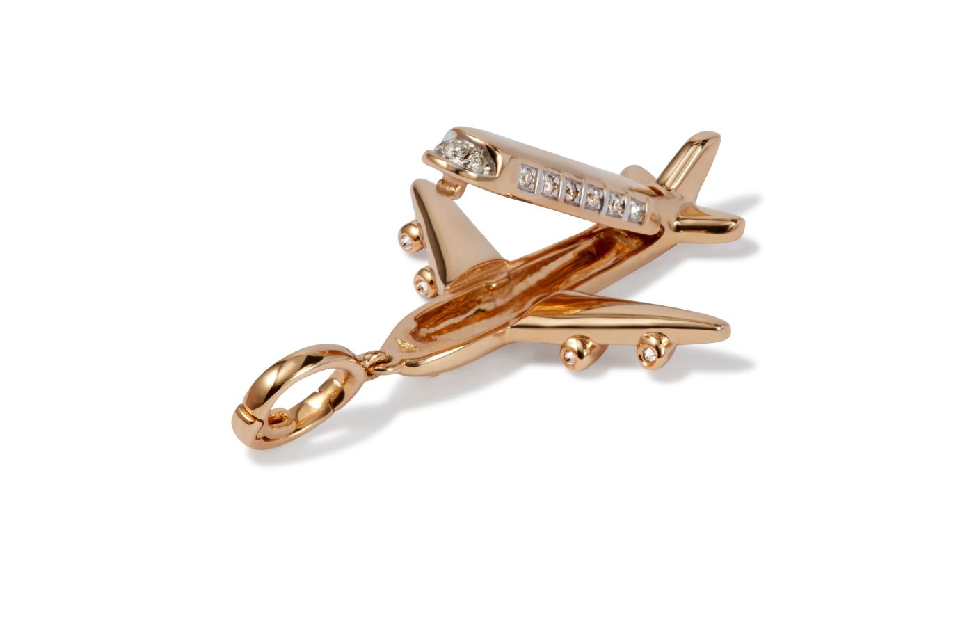  The Annoushka Fine Jewellery Aeroplane Locket Charm features a secret hidden conpartement