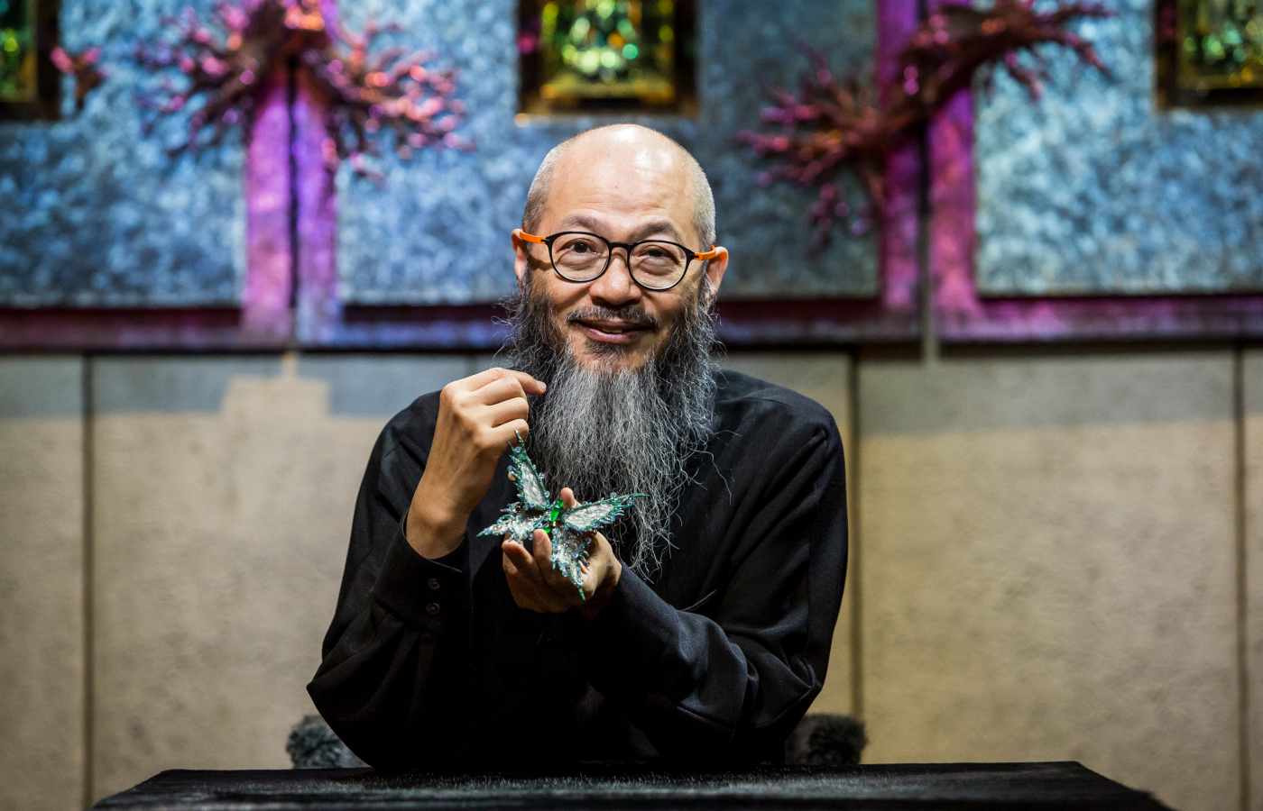 Christie’s in London will host Europe’s largest exhibition of works by Chinese art jeweller Wallace Chan, pictured, from September 4-10, 2023