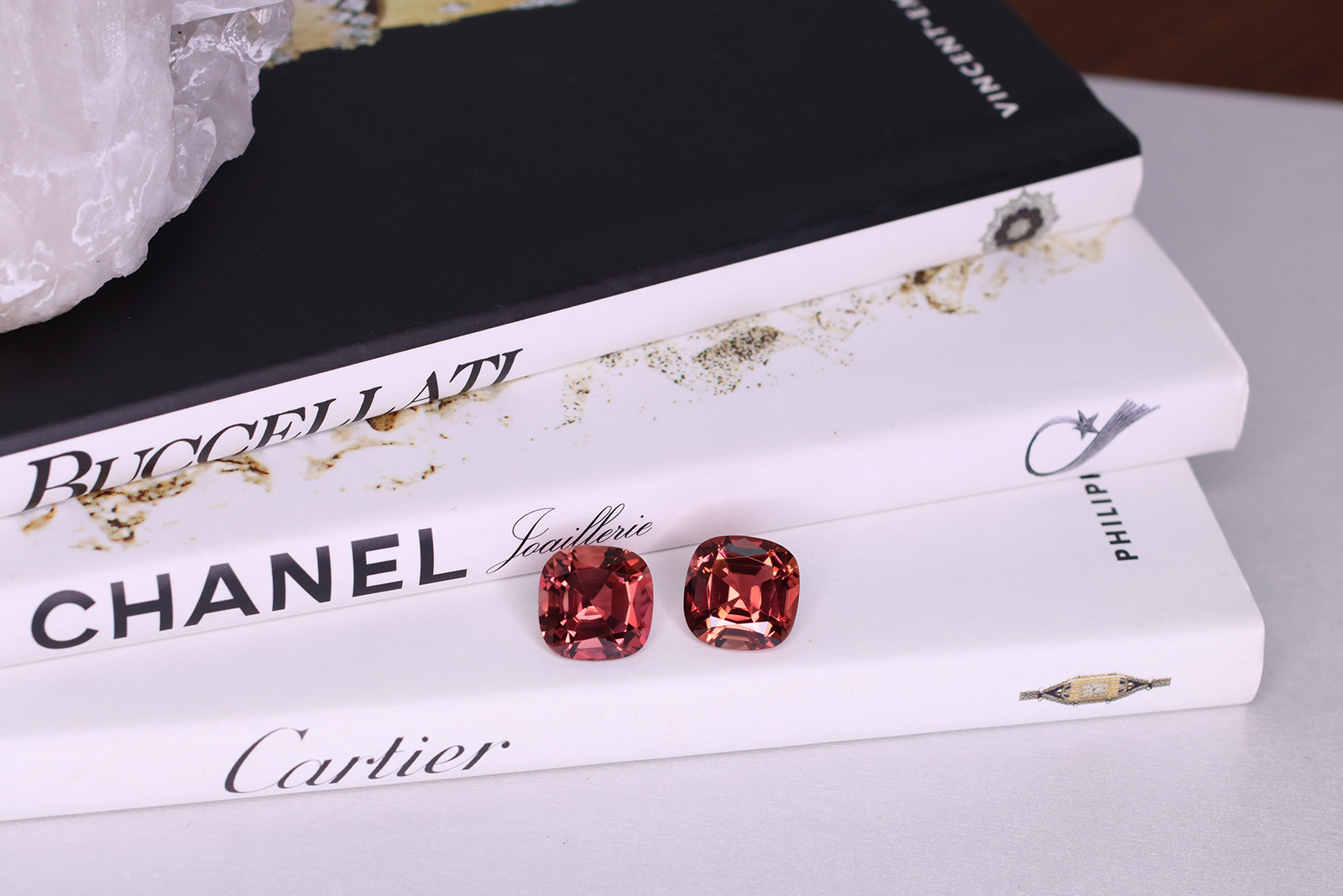 A pair of spinels from Tanzania available via Gemhype.com