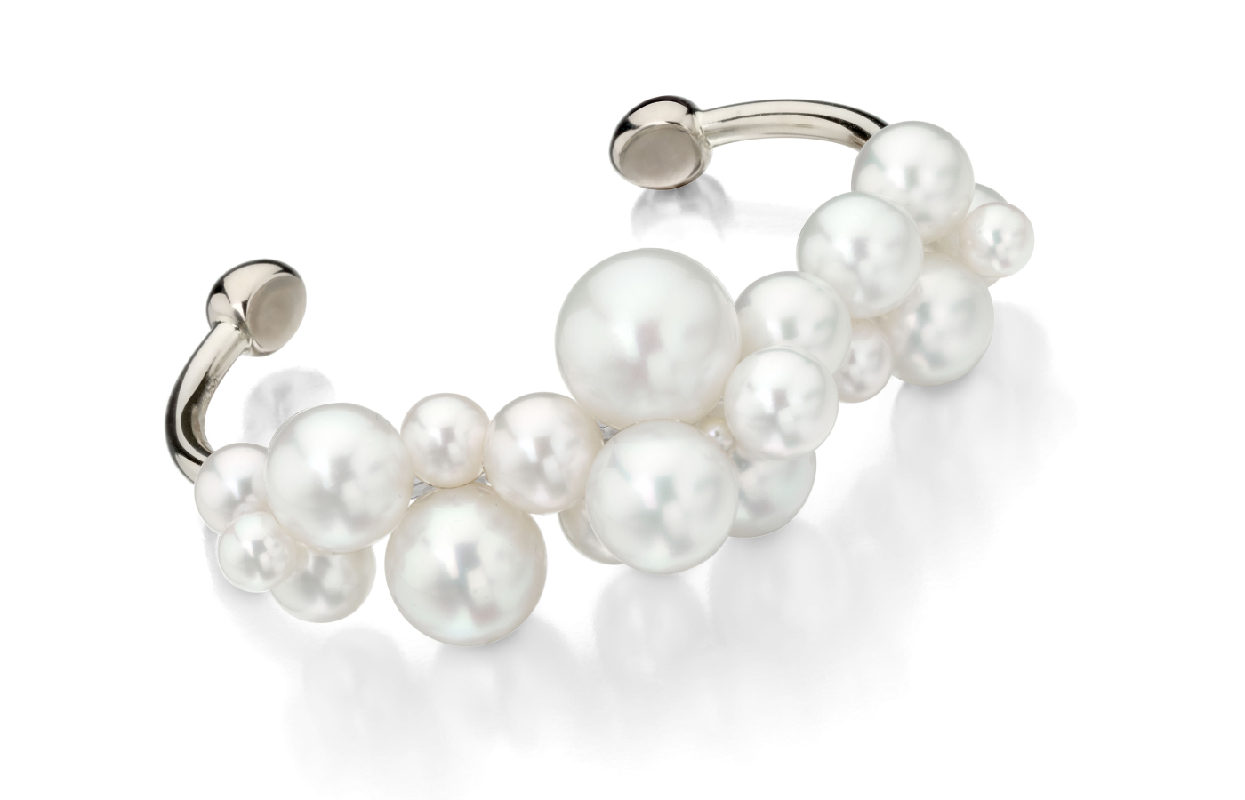  Sean Gilson for Assael Bubble bracelet in white gold and pearls