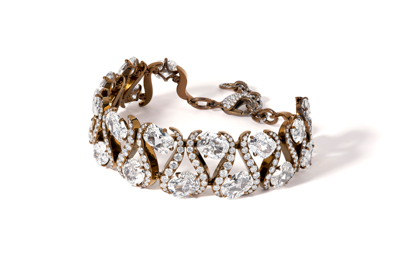  Glenn Spiro bracelet in titanium and diamond