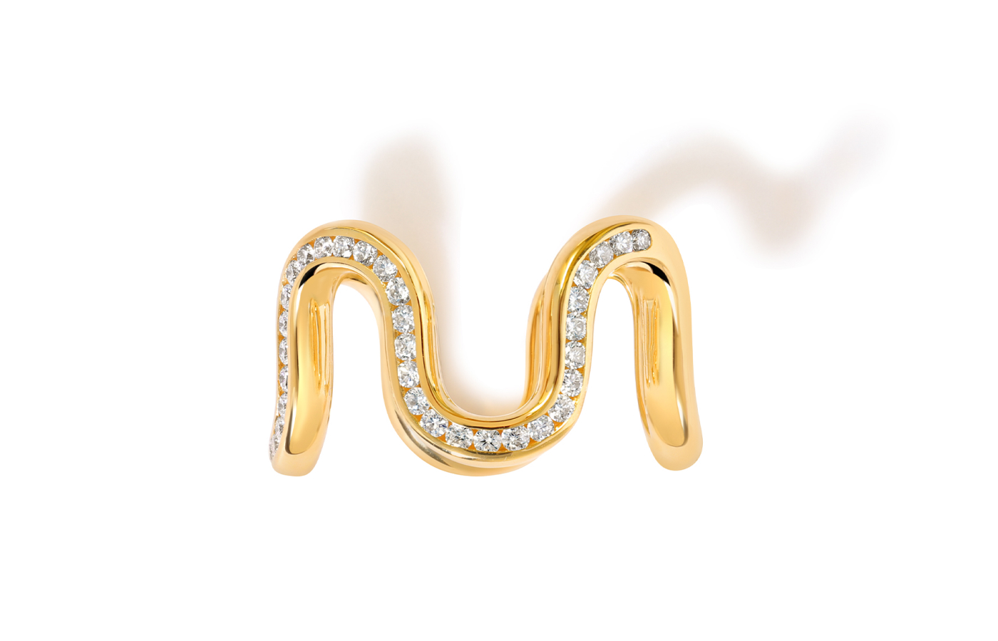  State Property Arcane Edessa Pavé ring in gold and diamond