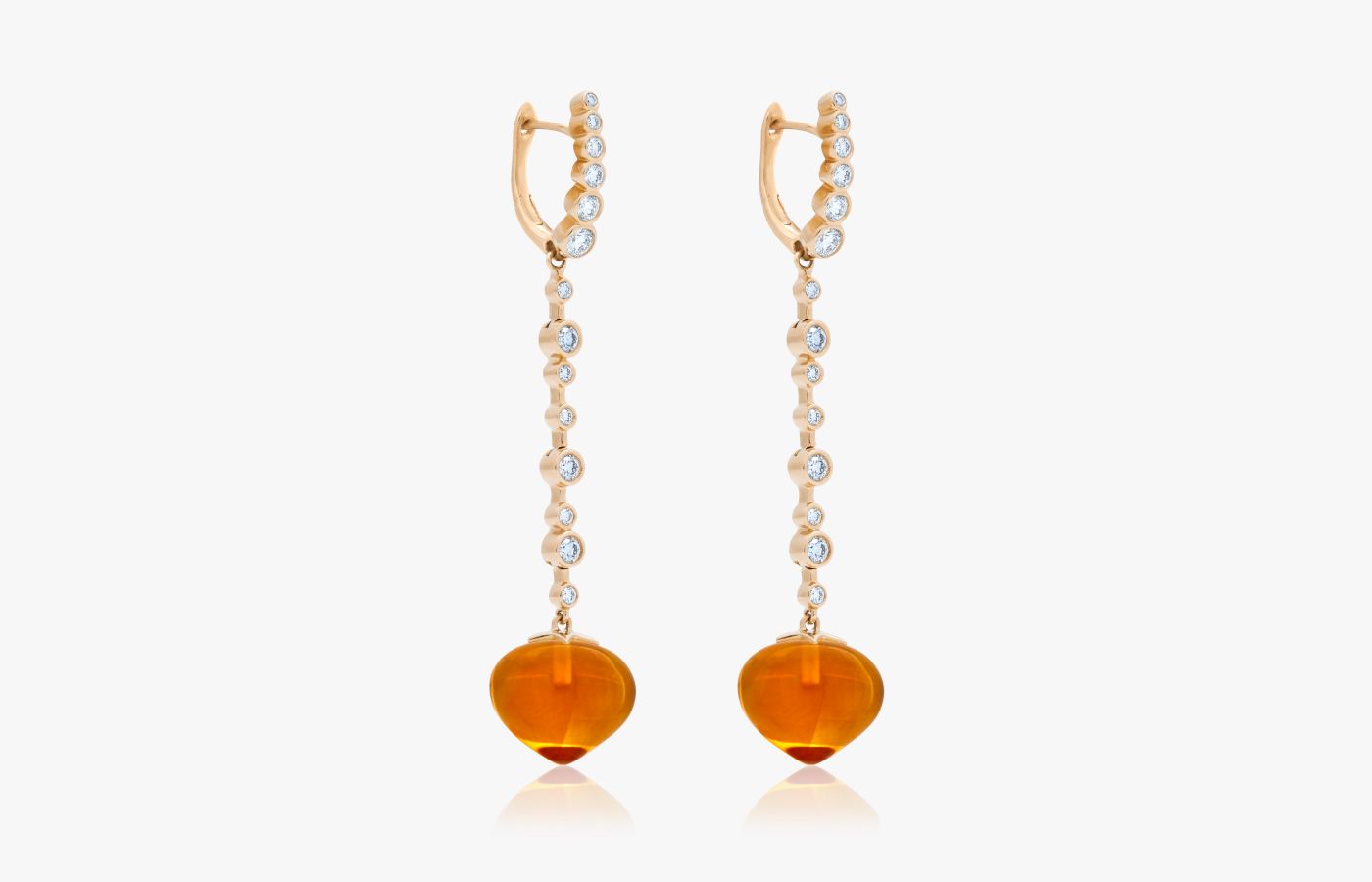  Charlotte Reedtz earrings in gold, citrine