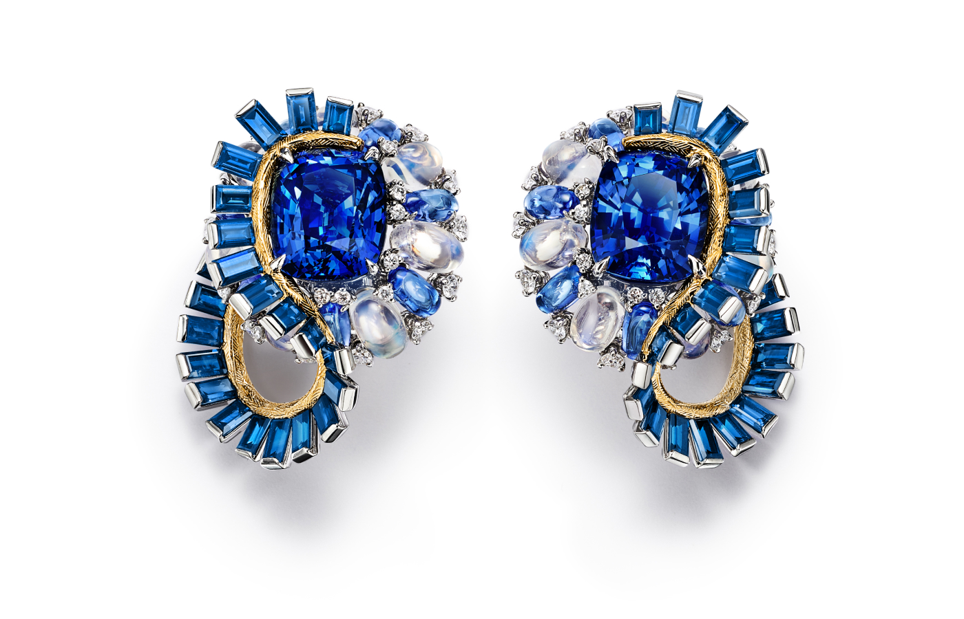  Tiffany & Co. stud earrings from the Out of the Blue High Jewellery collection