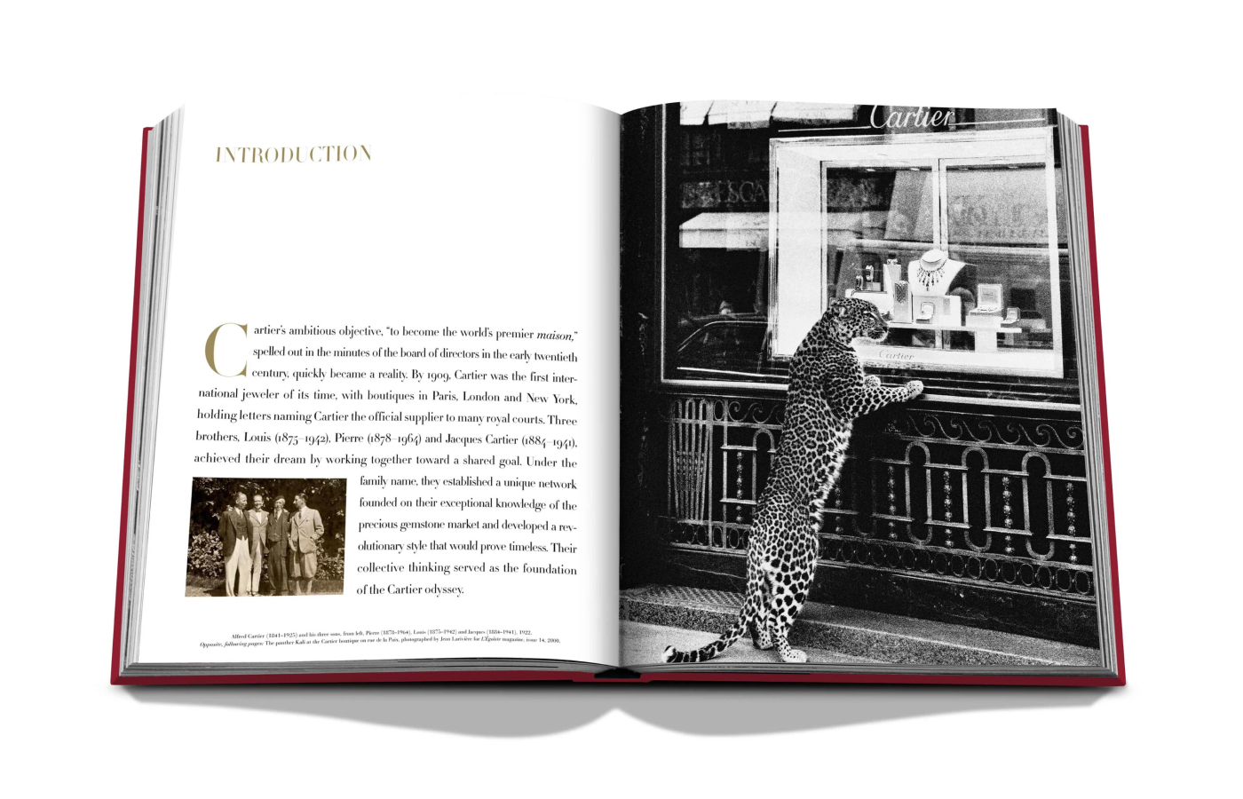  Opening pages in Cartier The Impossible Collection book, published by  Assouline
