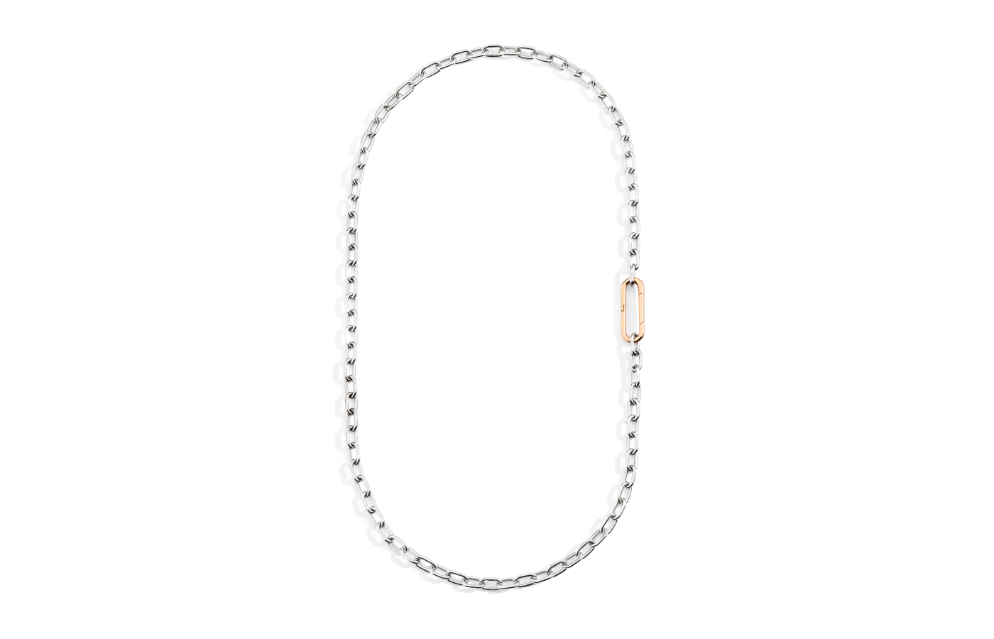  Pomellato Iconica chain necklace in gold and white gold