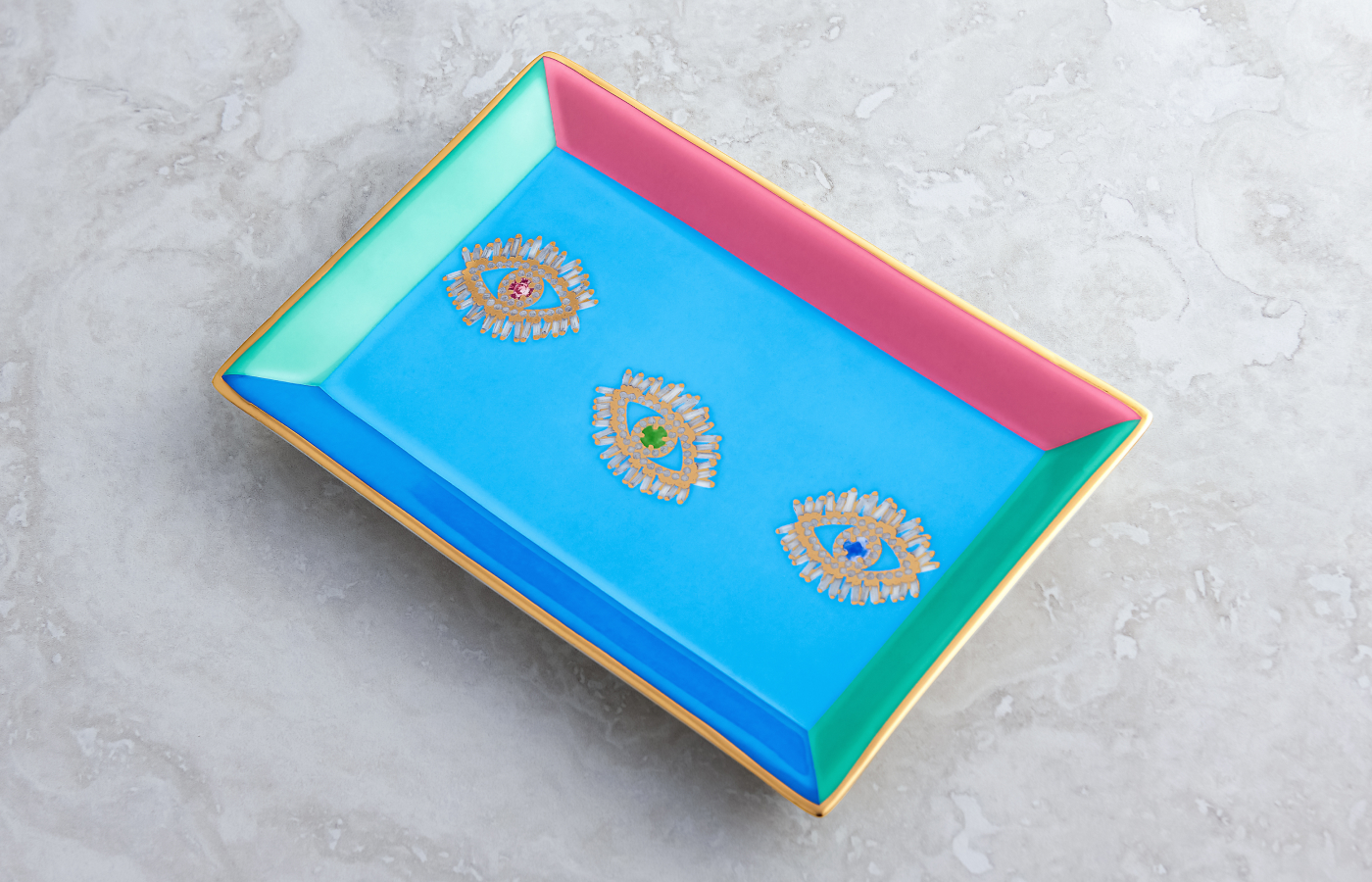 Rectangular Suzanne Kalan X Jonathan Adler Jewellery Tray