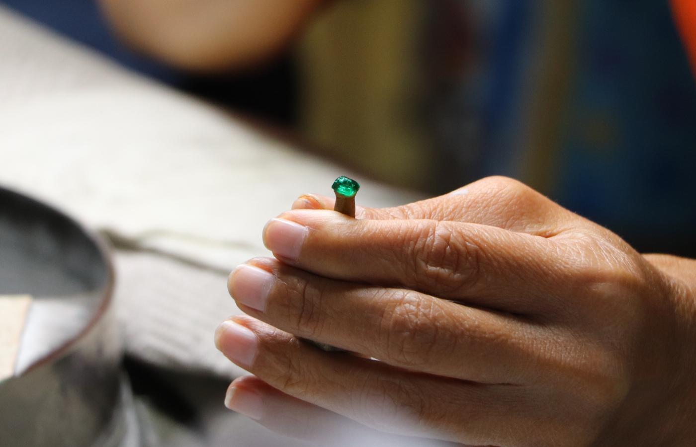  A deep green Russian gemstone offered by Tsarina Jewels 