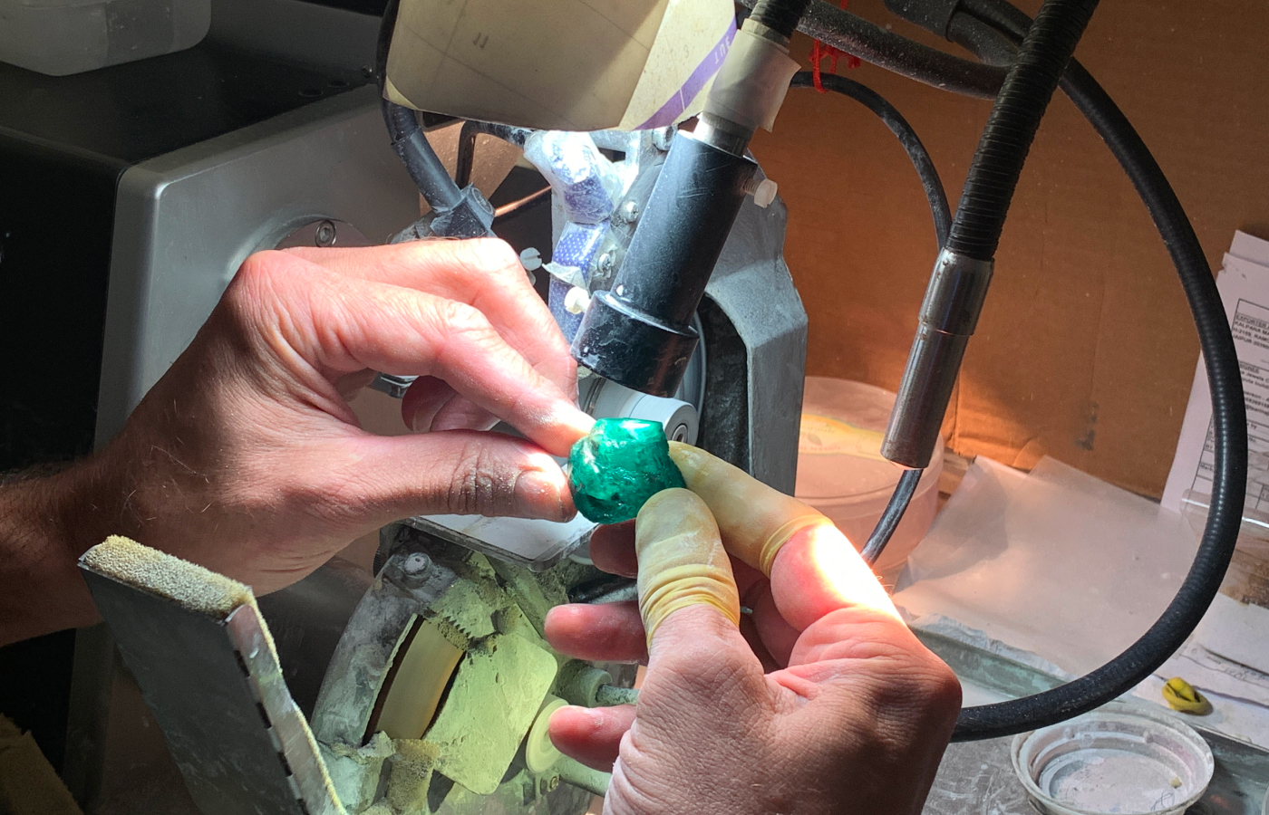  The mine-to-market approach of Tsarina Jewels includes cutting and polishing rough Russian gemstones 