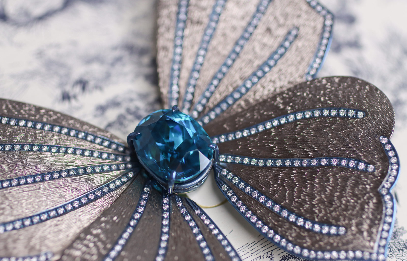  Katerina Perez chose the piece for its statement look, bold colours and lightweight construction